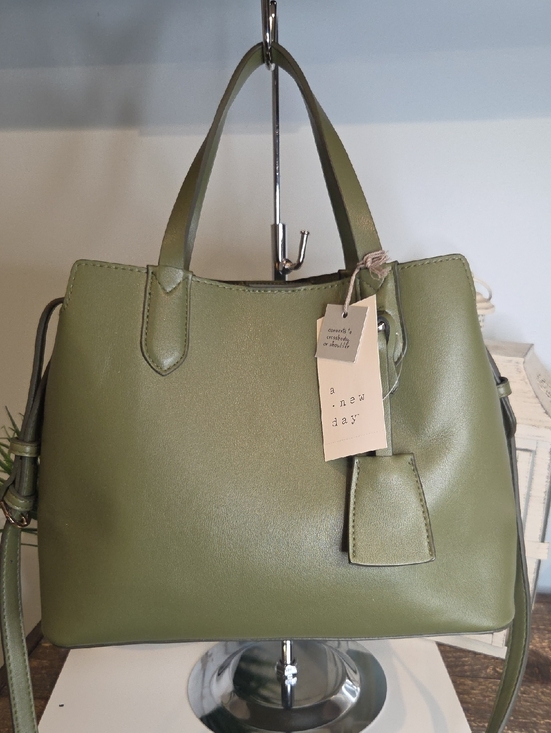 a new day Handbags - A New Day Green Convertible Bag